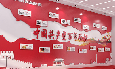 100周年文化墙