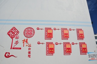 砚山县价值观围墙